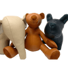 By Fogstrup  -  Læder bamse - cognac