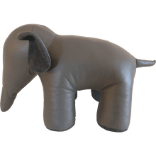  By Fogstrup  -  Læder elefant - lille - grå