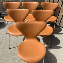  By Fogstrup  -  Arne Jacobsen 7'er stol model 3107 - cognac