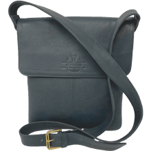  By Fogstrup  -  Crossbody lædertaske i grå