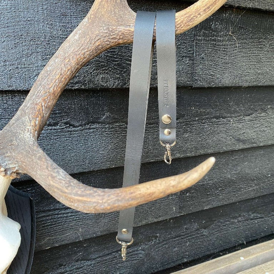 By Fogstrup  -  Læder keyhanger 15cm - sort