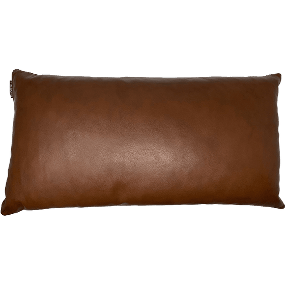 By Fogstrup  -  Læder pude - aflang 1 felt - brun