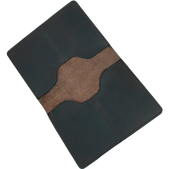 By Fogstrup  -  Pas- og kreditkort pung i læder - brun