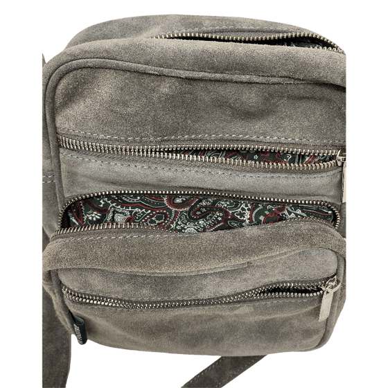 By Fogstrup  -  Unisex lædertaske i grå