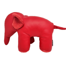  By Fogstrup  -  Læder elefant - medium - rød